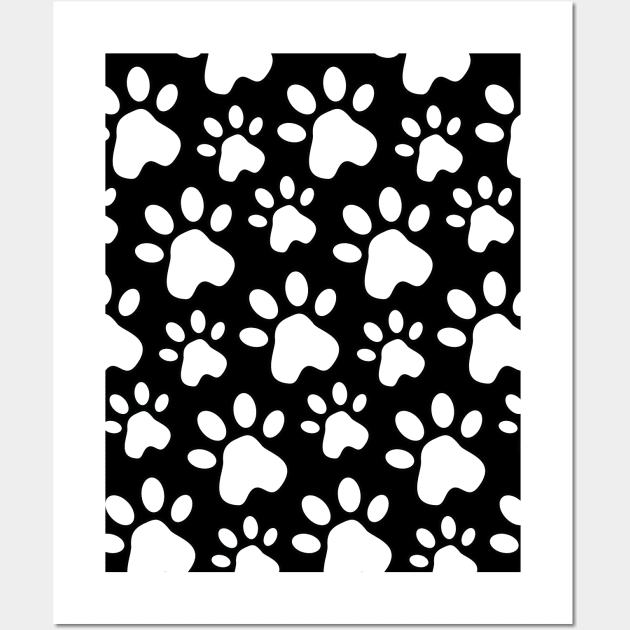 dog paws cat paws Wall Art by MikeNotis